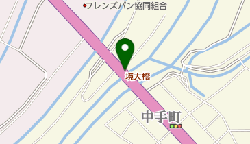 境大橋の地図画像