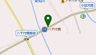 八千代橋の地図画像