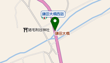 鎌田大橋の地図画像