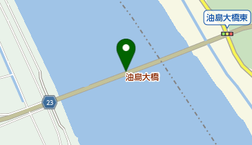 油島大橋の地図画像