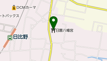 日置八幡宮の地図画像