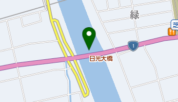 日光大橋の地図画像