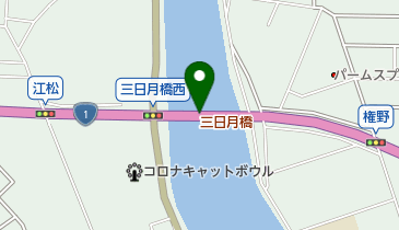 三日月橋の地図画像