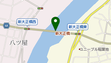 新大正橋の地図画像