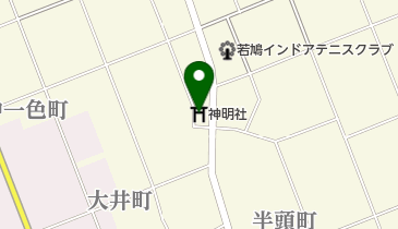 神明社の地図画像