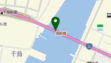 港新橋の地図画像