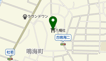 八幡社の地図画像