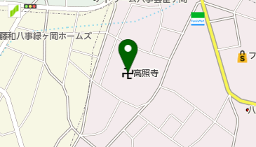 高照寺の地図画像