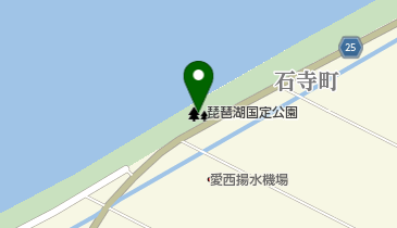 琵琶湖国定公園の地図画像
