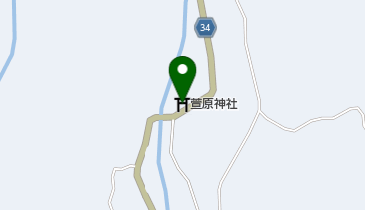 萱原神社の地図画像
