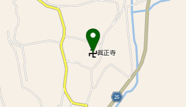 眞正寺の地図画像