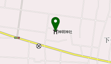 神明神社の地図画像