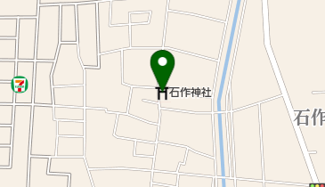 石作神社の地図画像
