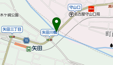 矢田川橋の地図画像