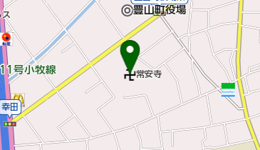 常安寺の地図画像