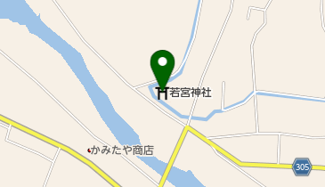 若宮神社の地図画像