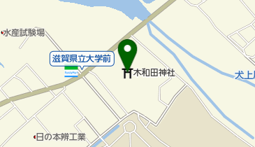 木和田神社の地図画像