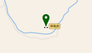 屏風岩の地図画像