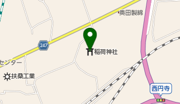 稲荷神社の地図画像