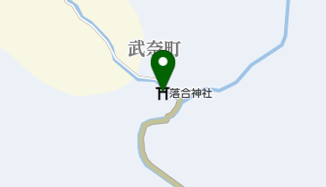 落合神社の地図画像