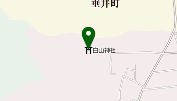 白山神社の地図画像
