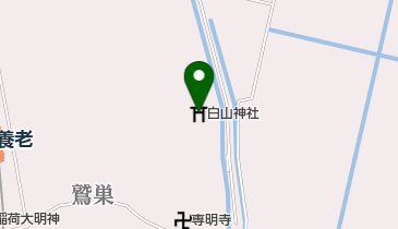 白山神社の地図画像