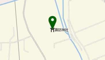 諏訪神社の地図画像