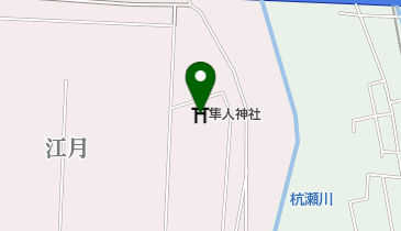 隼人神社の地図画像