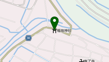福地神社の地図画像