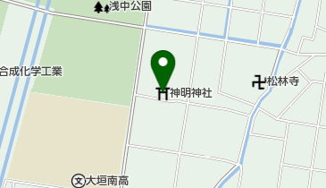 神明神社の地図画像