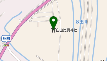 白山比賣神社の地図画像