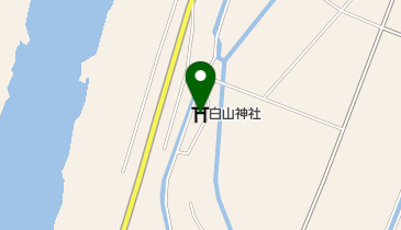 白山神社の地図画像