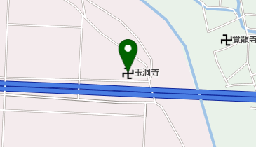 玉洞寺の地図画像