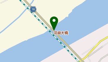 羽島大橋の地図画像