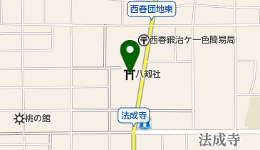 八剱社の地図画像