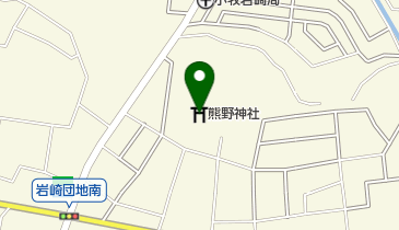 熊野神社の地図画像