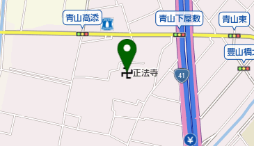 正法寺の地図画像