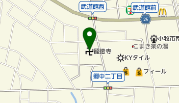 龍徳寺の地図画像