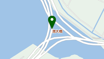 港大橋の地図画像