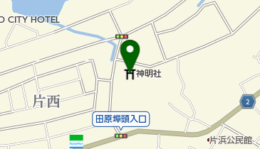 神明社の地図画像