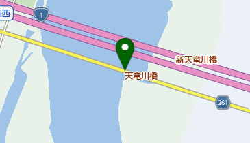 天竜川橋の地図画像