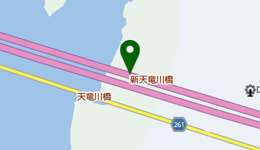 新天竜川橋の地図画像