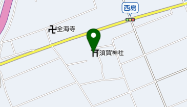 須賀神社の地図画像