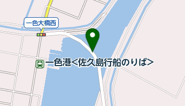 一色大橋の地図画像