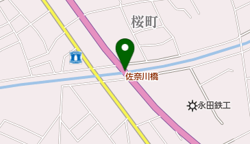 佐奈川橋の地図画像