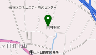 神明宮の地図画像