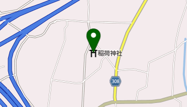 稲荷神社の地図画像