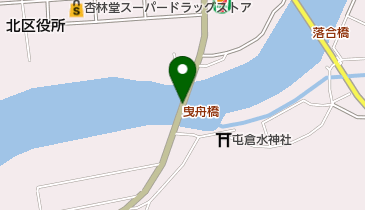 曳舟橋の地図画像