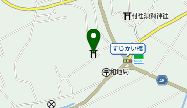 朝日神社の地図画像