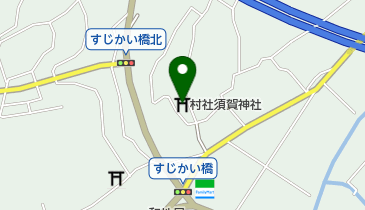 村社須賀神社の地図画像